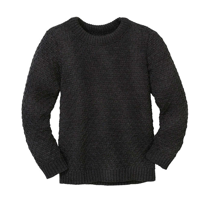 Disana Aran-Pullover, besonders warm | 100% Bio-Merinowolle GOTS, IVN Best | Kleinkind Kind Unisex |