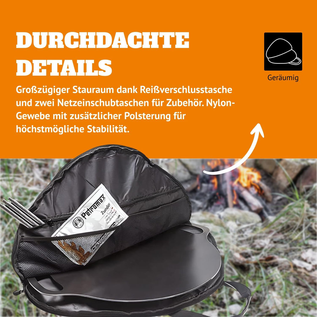 Petromax Transporttasche für Grill- und Feuerschale, in verschiedenen Grössen Tasche passend FS 48,