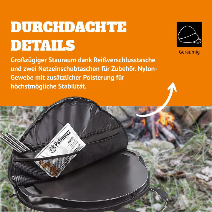Petromax Transporttasche für Grill- und Feuerschale, in verschiedenen Grössen Tasche passend FS 48,