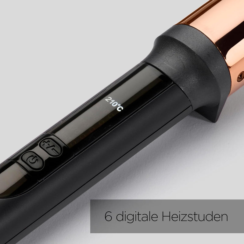 BaByliss Salon Brilliance Conical Wand, Professioneller Lockenstab mit hochwertiger Titan-Beschichtu