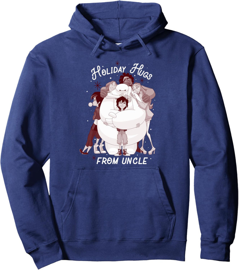 Disney Big Hero 6 Holiday Hugs From Uncle Portrait Pullover Hoodie