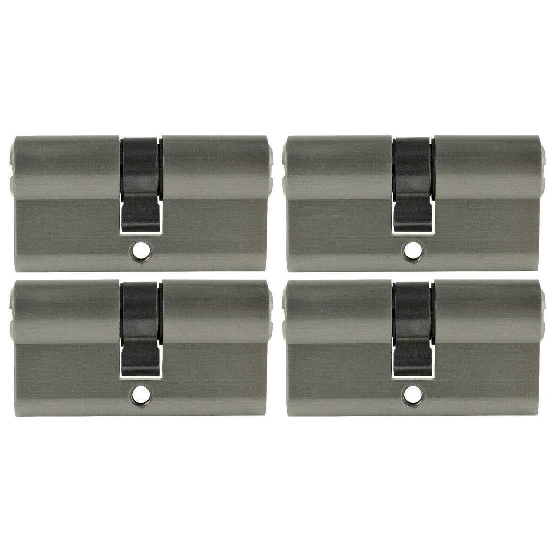 4x Profilzylinder 70mm 35/35 20x Schlüssel Tür Zylinder Schloss gleichschliessend