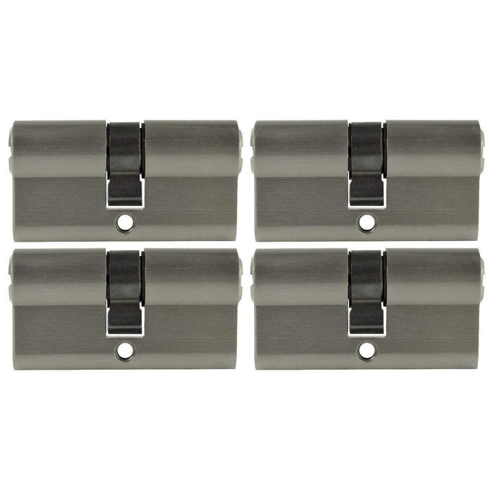 4x Profilzylinder 70mm 35/35 20x Schlüssel Tür Zylinder Schloss gleichschliessend