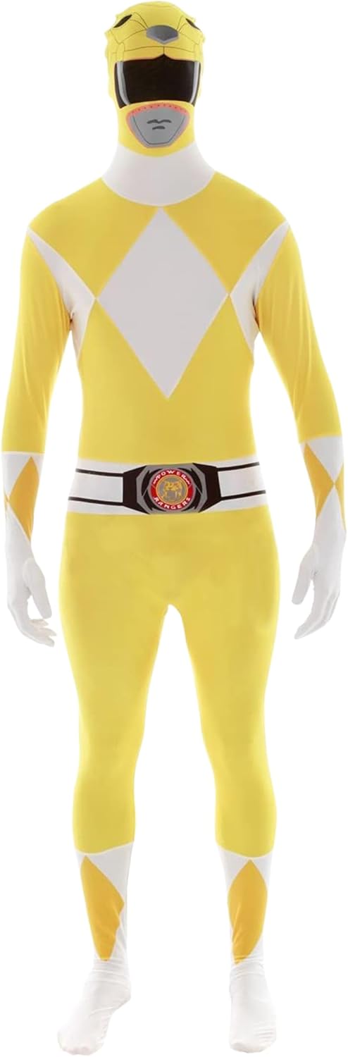 Morphsuits Power-Rangers Kostüm Gelb M, Gelb M