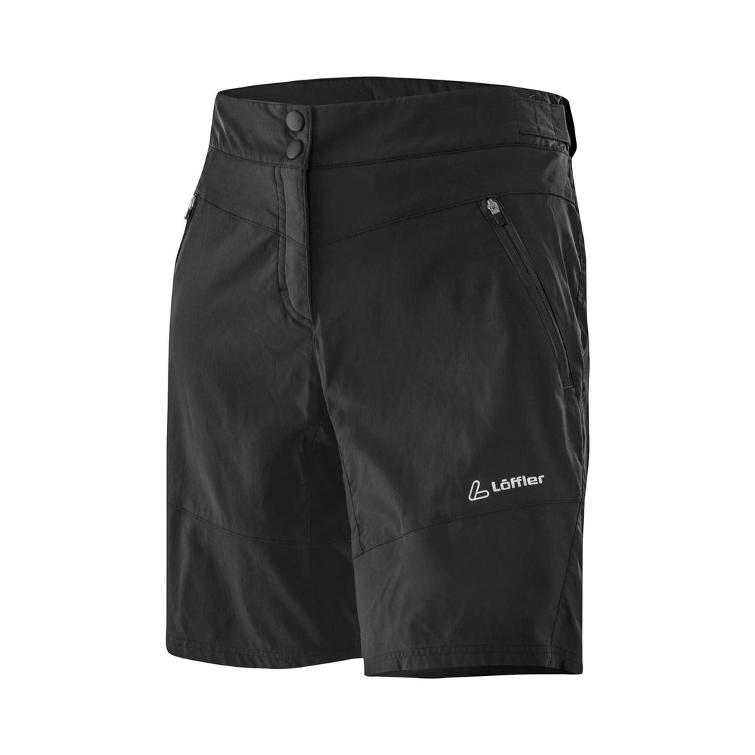 Löffler Damen Evo Comfort Strech MTB Hose kurz Radhose Bike Shorts 36 Schwarz, 36 Schwarz