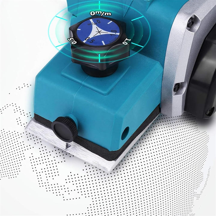 Elektrischer Hobelmaschine Elektrohobel für Holz 800W, Hobelbreite 82mm, Sperrschalter, Holzhobel fü