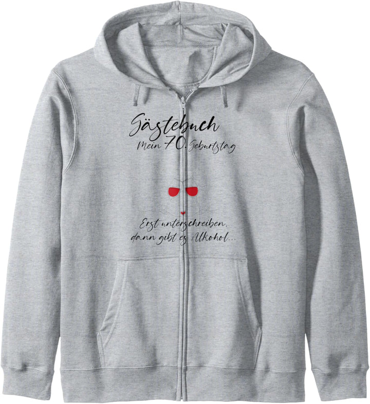 70. Geburtstag Mann Frau 70 Jahre 1954 Deko Lustig Geschenk Kapuzenjacke