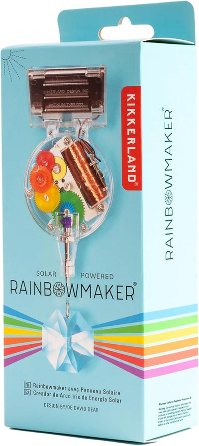 SOLARBETRIEBENER Regenbogen - Macher Zauber Projektor, Rainbow Maker mit Solarantrieb Single, Regenb