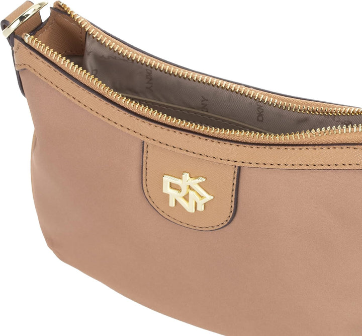 DKNY Carol Saddle Cross Bag Cashew