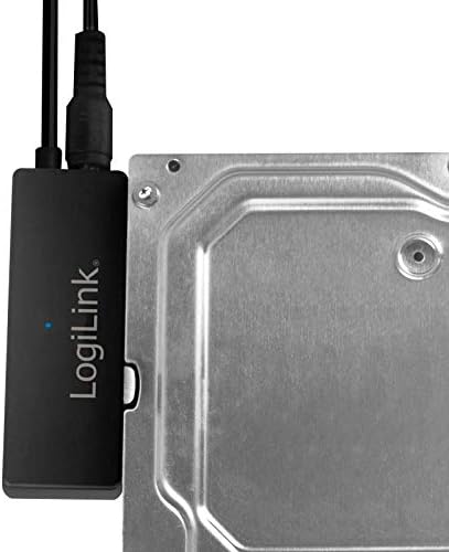 LogiLink AU0050 USB 3.0 auf SATA 3G/6G Adapter mit an/aus Schalter Schwarz