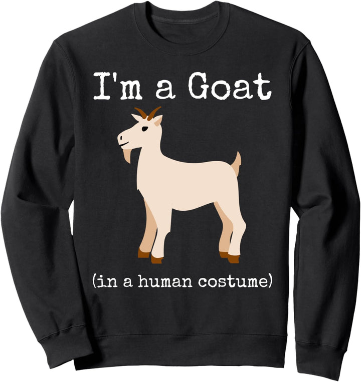 Ziegenkostüm lustige Halloween Graphic Ziegen Sweatshirt