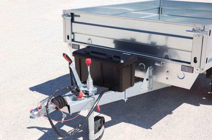 Ladungssicherung für PKW Transporter Anhängerkiste wasserdichte Deichselbox mit Zubehör 750x300x355