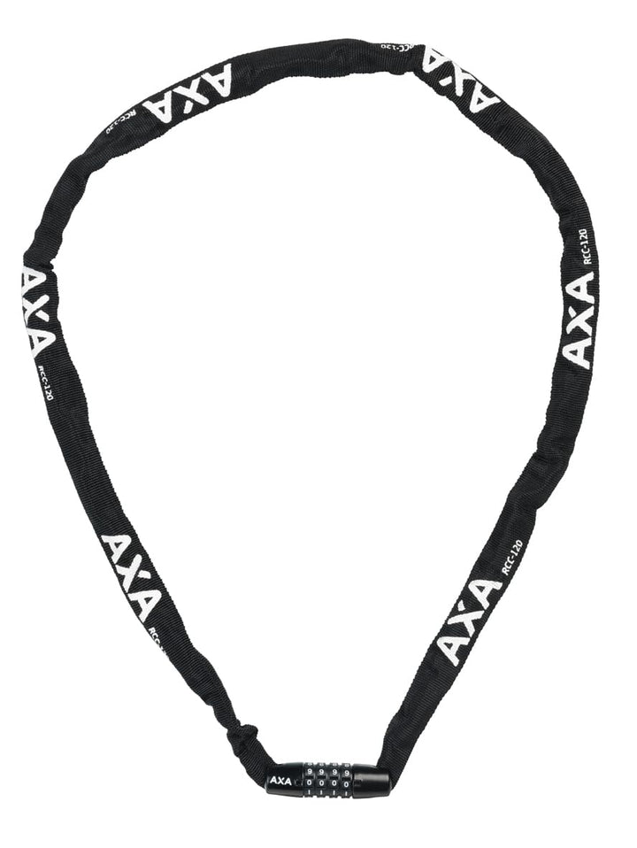 AXA Rigid RCC 120 – Kettenschloss mit Code – 120 cm lang – Stahlglieder 3,5 mm – Sicherheitsstufe 3