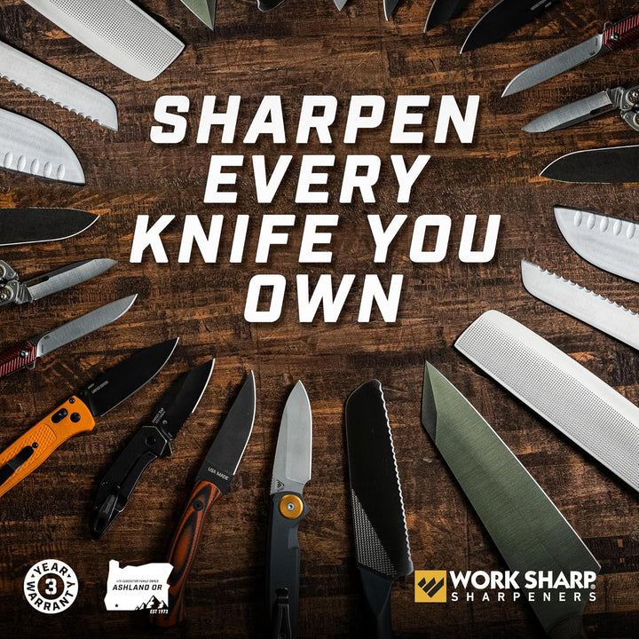 WORK SHARP® - Ken Onion Edition Belt Kit X4 Coarse - Premium Schärfband 5 er Set - Gewebe-Schleifban