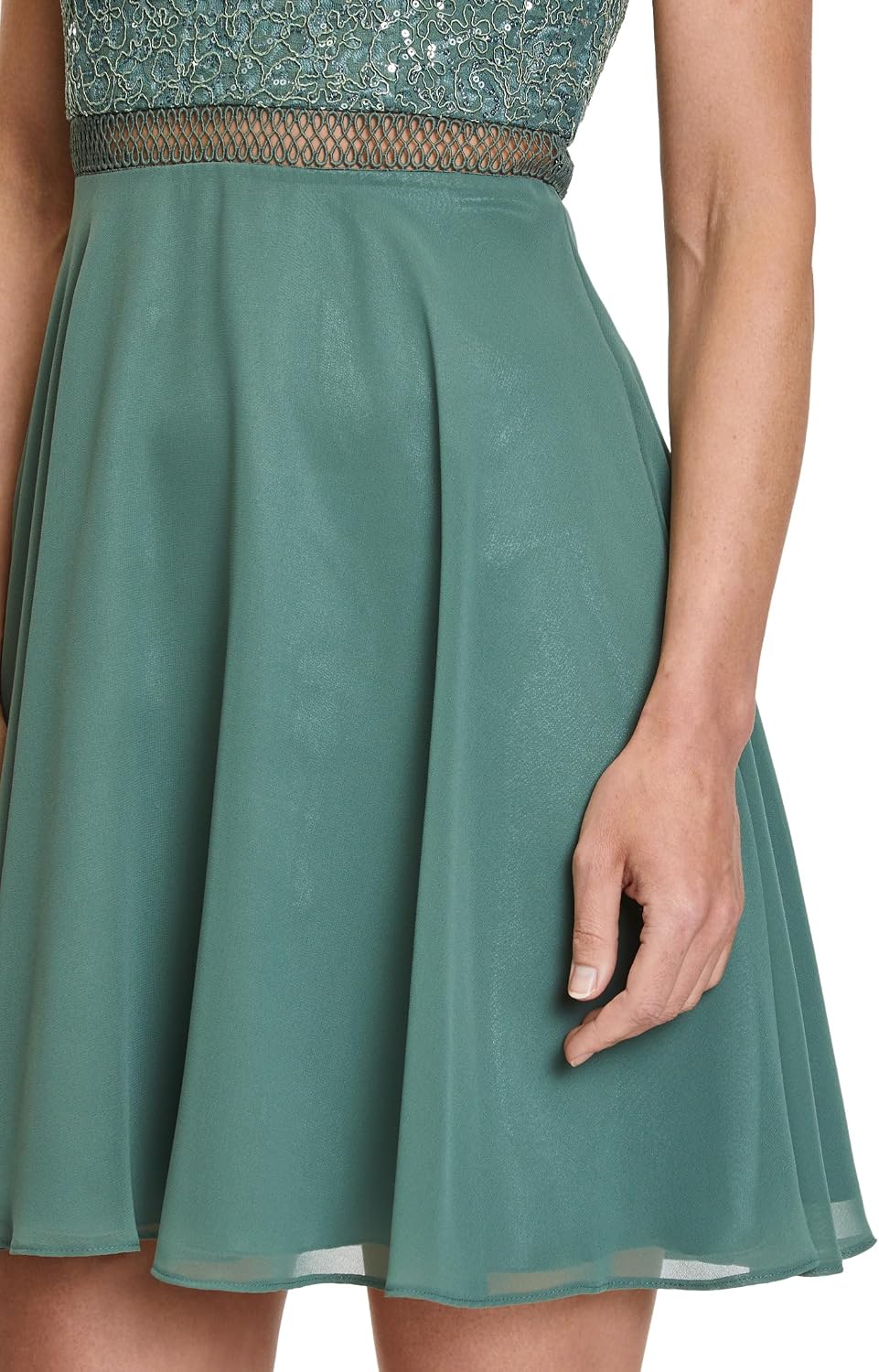 Vera Mont Damen 0181/4825 Kleid 44 Dunkler Wald, 44 Dunkler Wald