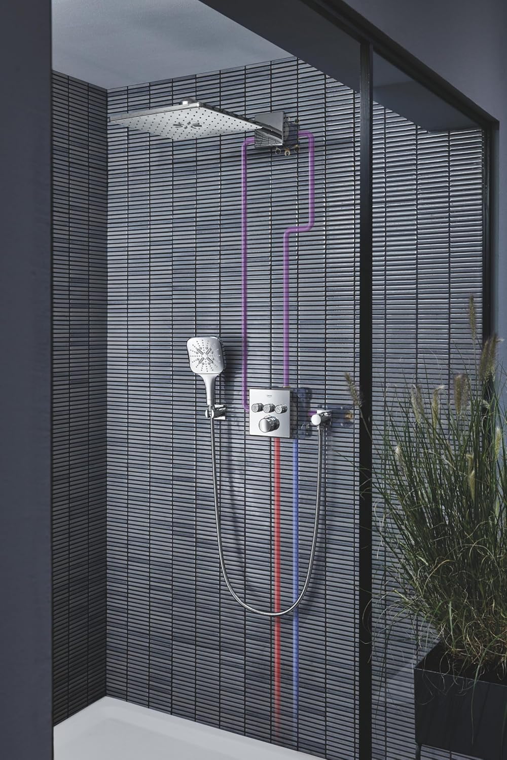 GROHE Rapido SmartBox | UP-Rohinstallation - Unterputz-Einbaukörper | 3 Abgänge 1/2 Zoll | 35600000,