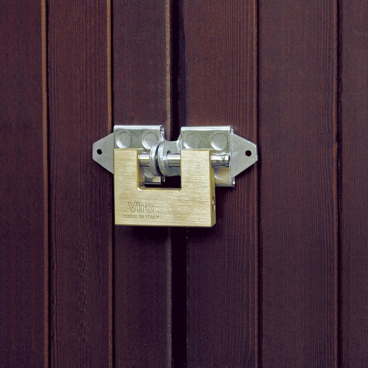 Codiven 11430032 – Vorhängeschloss, Viro eckig 75 mm Bogen 27 mm