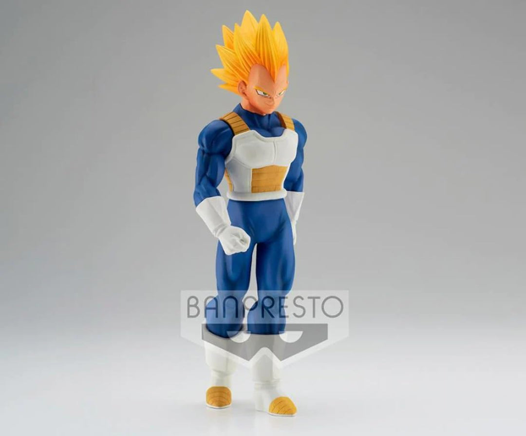 BANPRESTO Dragon Ball Z – Super Saiyan Vegeta – Figur, solide Kante, 21 cm