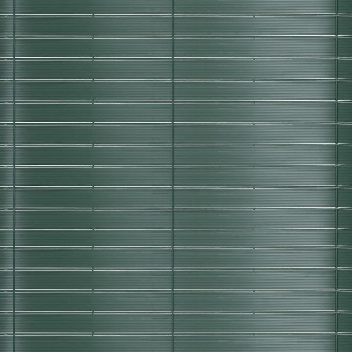 IDMarket - Set mit blickdichten Lamellen aus PVC, Grün, L.60 M für Gitterpaneel