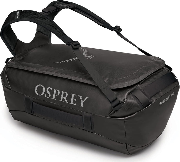 Osprey Unisex – Erwachsene Transporter 40 Duffel Bag Einheitsgrösse Schwarz, Einheitsgrösse Schwarz