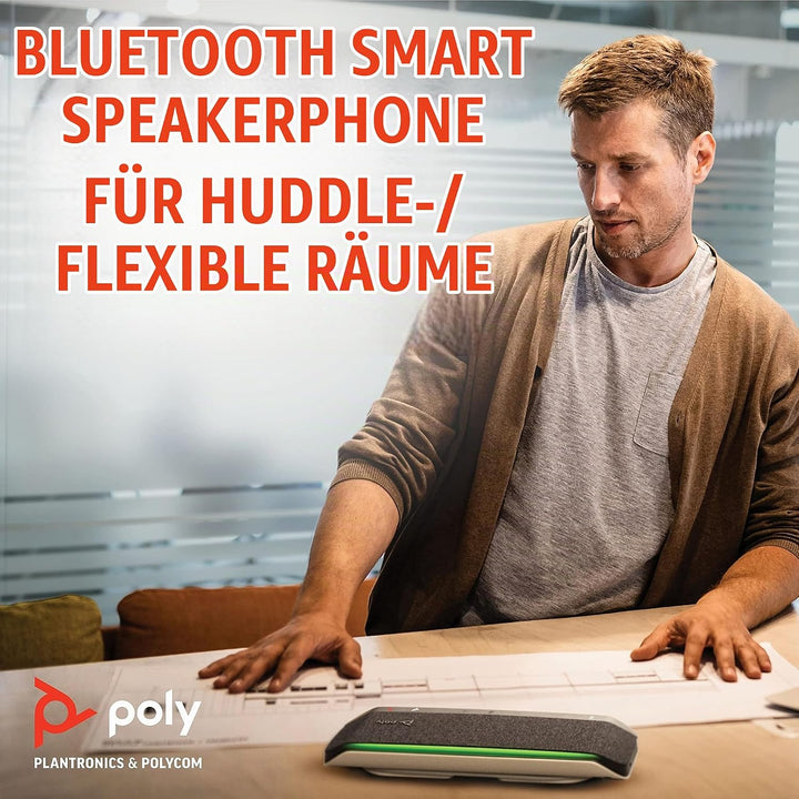 Poly - Sync 40 Konferenzlautsprecher (Plantronics) – für flexibles Arbeiten - Anschluss an PC/Mac mi