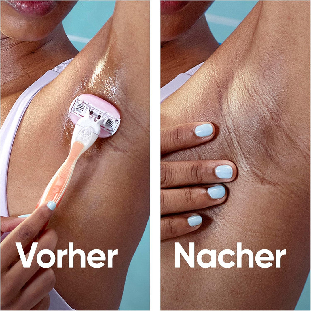 Gillette Venus ComfortGlide Spa Breeze Damenrasierer, 1 Ersatzklingen, rutschfestes, ergonomisches H