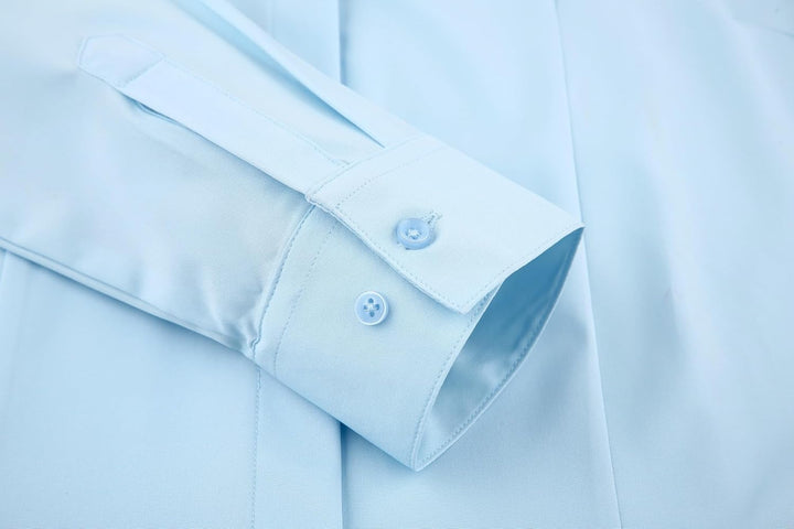 Alex Vando Bluse Damen Langarm Hemd Damen Stretch – Business Button Down Shirts, Bügelfrei Arbeitshe