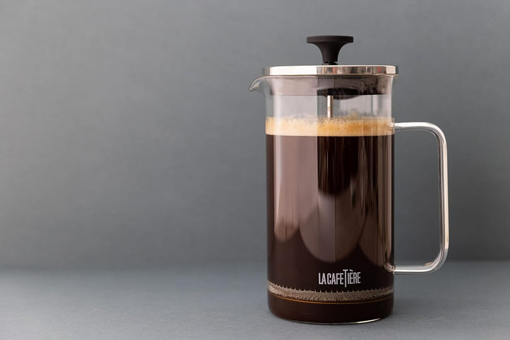 La Cafetière French Press Kaffeebereiter aus Glas, 8 Tassen, Durchsichtig Eight Cup, Eight Cup