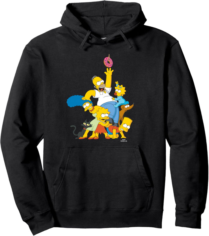 The Simpsons Family Donut Reach Pullover Hoodie