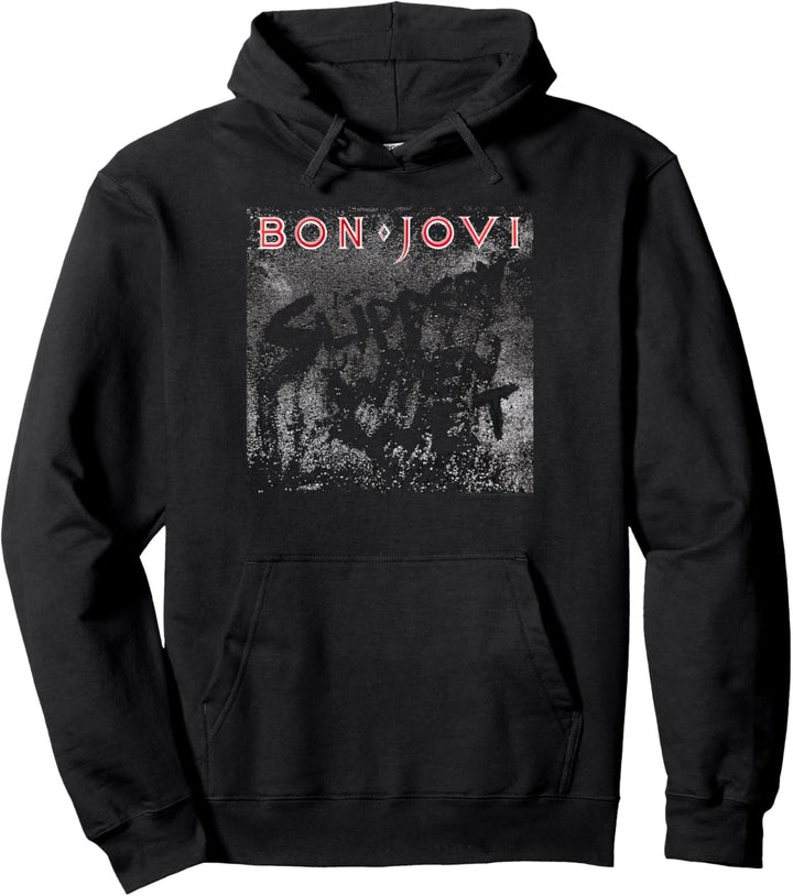 Bon Jovi Slippery Cover Pullover Hoodie