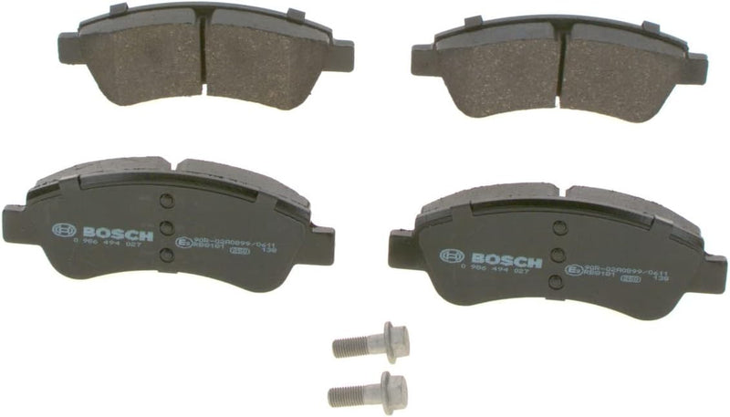 Bosch BP318 Bremsbeläge - Vorderachse - ECE-R90 Zertifizierung - vier Bremsbeläge pro Set