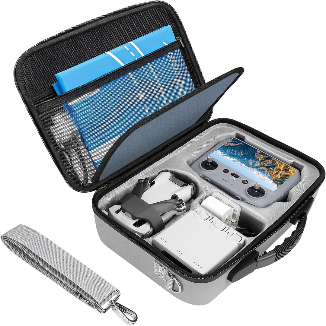 FPVtosky Mini 4 Pro Tasche, Portable Travel Case, Kompakte Tragetasche mit Tragegurt für DJI Mini 4