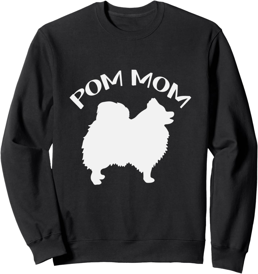 Funny Pom Pomeranian Lover Dog Mom Mommy Pom Lover Sweatshirt
