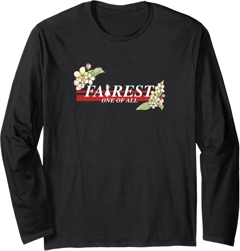 Disney Snow White Fairest One Of All Banner Logo Langarmshirt