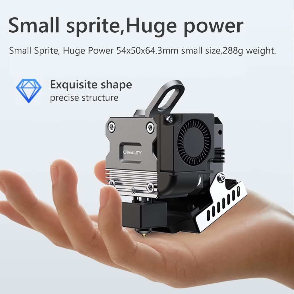 Creality 3D Offiziell Sprite Extruder Pro Kit Dual Gear Feeding Ganzmetall Design 3,5:1 Übersetzungs