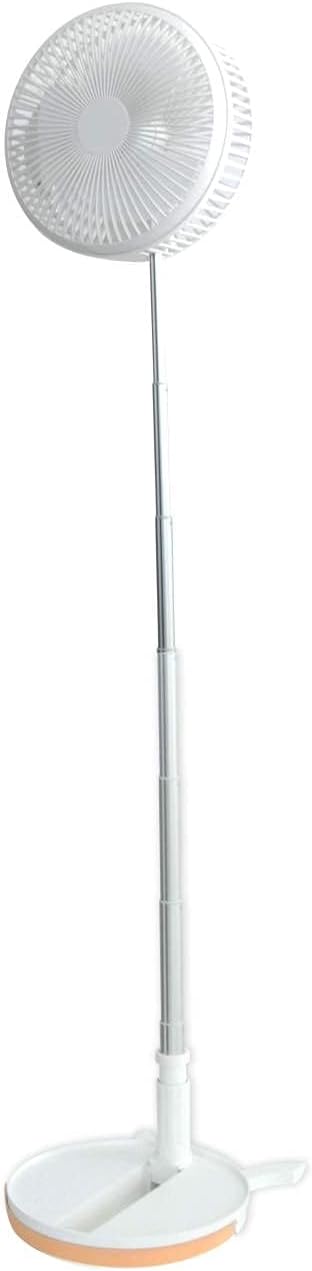 Teleskop Ventilator COOL faltbar 20 cm mit 5 Volt Akku weiss