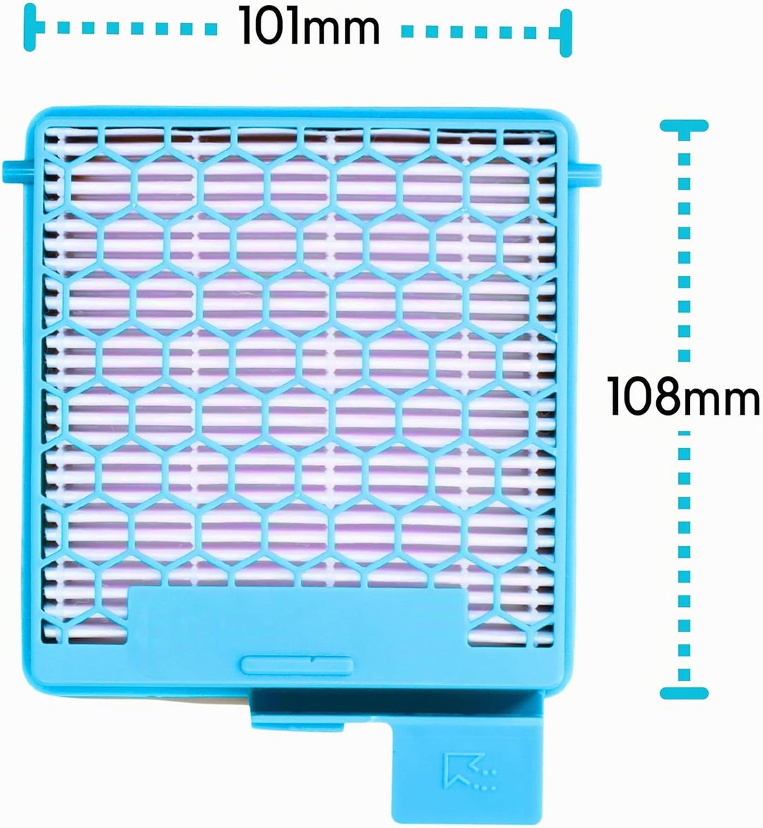 2x HEPA-Filter kompatibel mit Miele Boost CX1 Staubsauger Active, PowerLine, Allergy, Parquet PowerL
