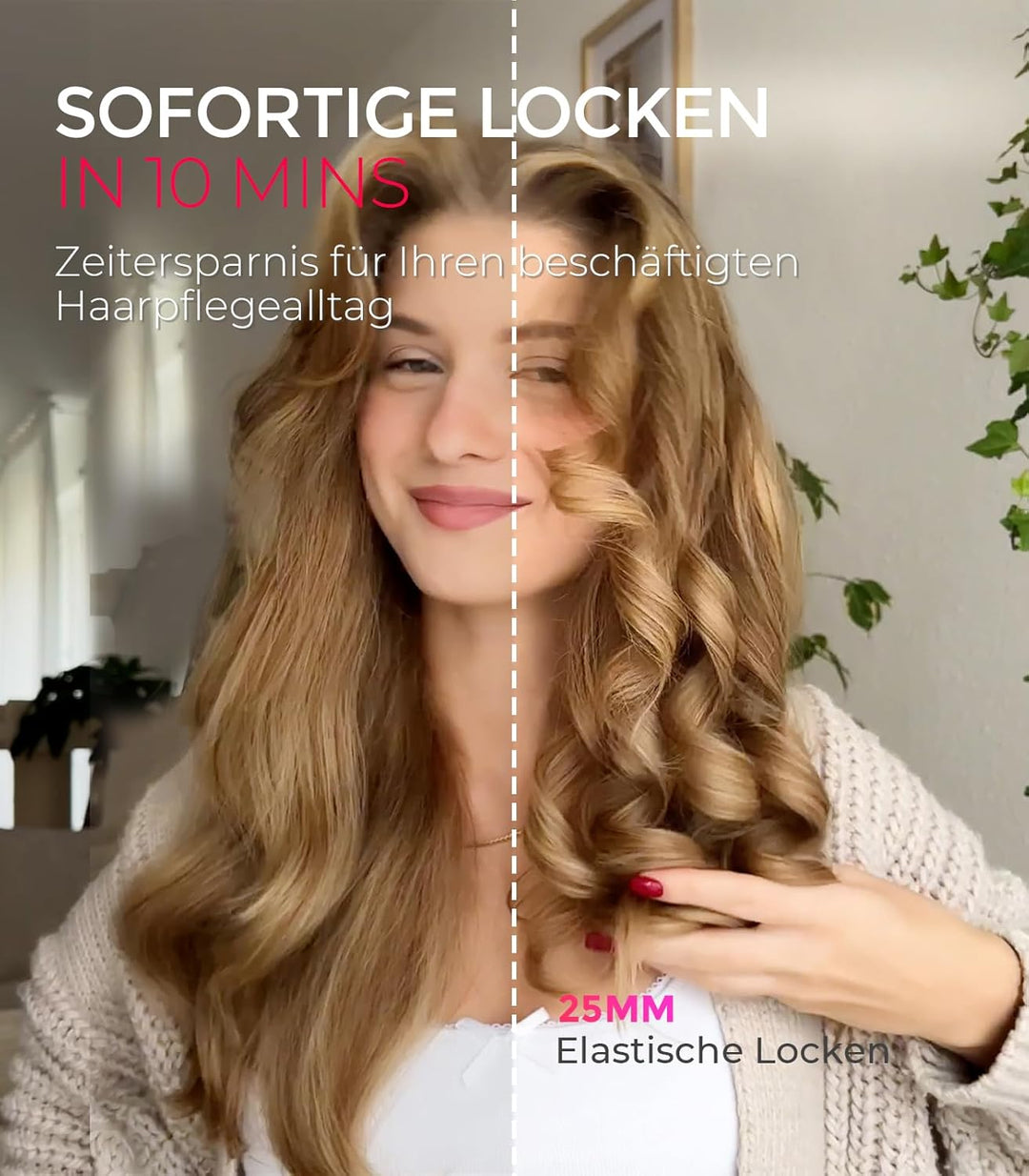 TYMO Lockenstab Automatisch Grosse Locken - TYMO CURLPRO Automatischer Rotierender Lockenstab 25mm f