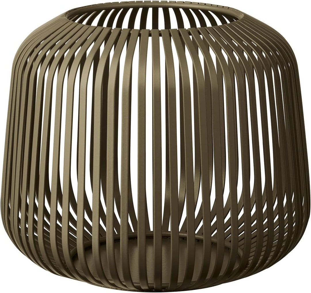 blomus Laterne -LITO- Farbe Burned Metal Kerzenhalter Windlicht (S) 20 x 20 x 17cm (66706) S Burned