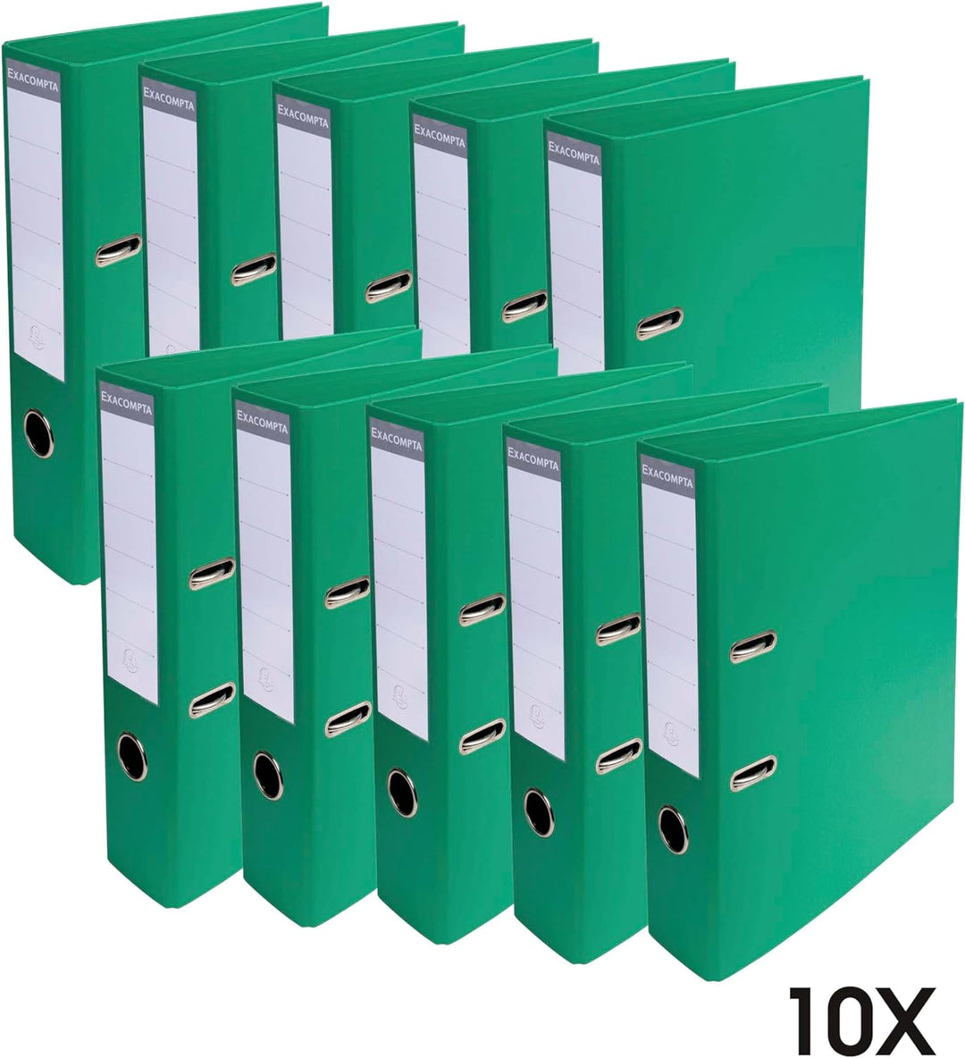 Exacompta 53743E 10er Pack Premium PVC-Ordner Prem´Touch. 7 cm breit DIN A4 Ringordner Aktenordner B