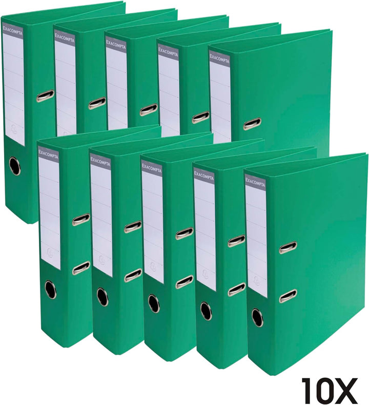 Exacompta 53743E 10er Pack Premium PVC-Ordner Prem´Touch. 7 cm breit DIN A4 Ringordner Aktenordner B