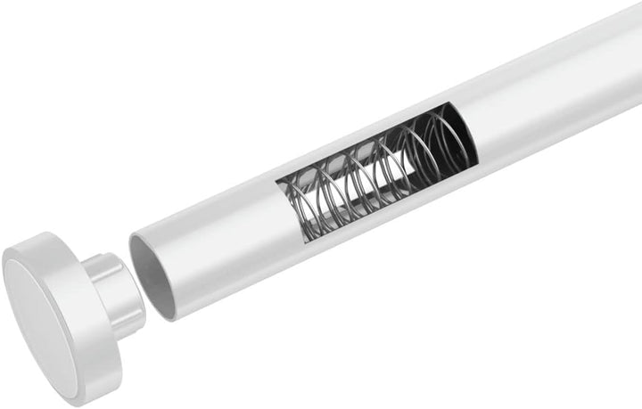 WENKO Teleskop-Duschstange Luz, ausziehbare Duschvorhangstange inkl. Wandadapter zum Klemmen, einfac