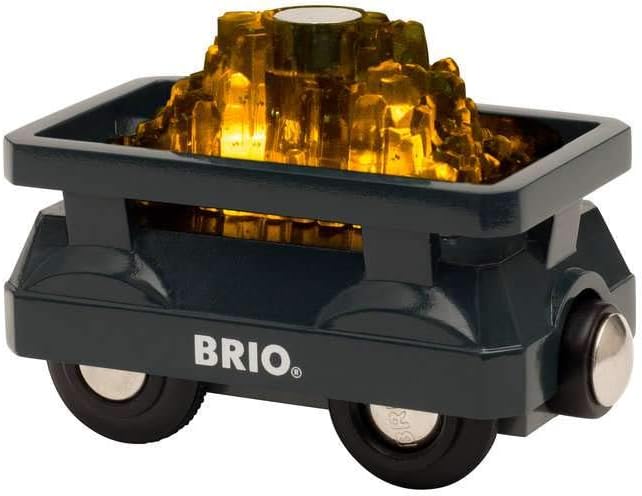 BRIO World 33889 Grosse Goldmine mit Sound-Tunnel – Zubehör Holzeisenbahn – Kleinkinderspielzeug emp
