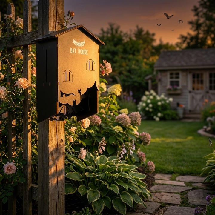 Fledermauskasten aus Holz mit 3-Kammer-System für bessere Ansiedlung, DIY-Bausatz, einfach zu montie