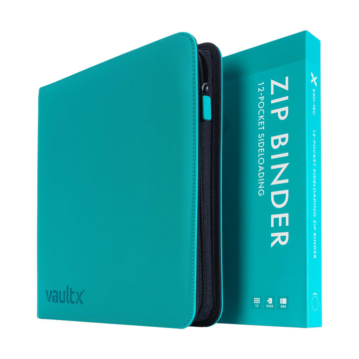 Vault X Premium eXo-Tec Zip Heftmappe - 12 Fächer Sammelkarten Trading Cards Mappe - 480 Fächer mit