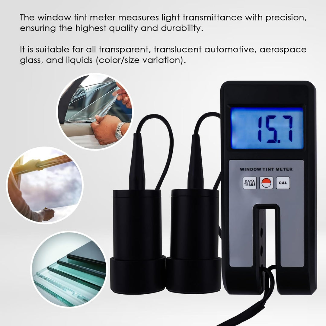 Tönungs Meter Sichtlichttransmission 18mm Dicke Handheld Tester