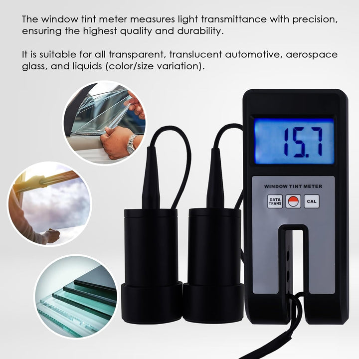 Tönungs Meter Sichtlichttransmission 18mm Dicke Handheld Tester