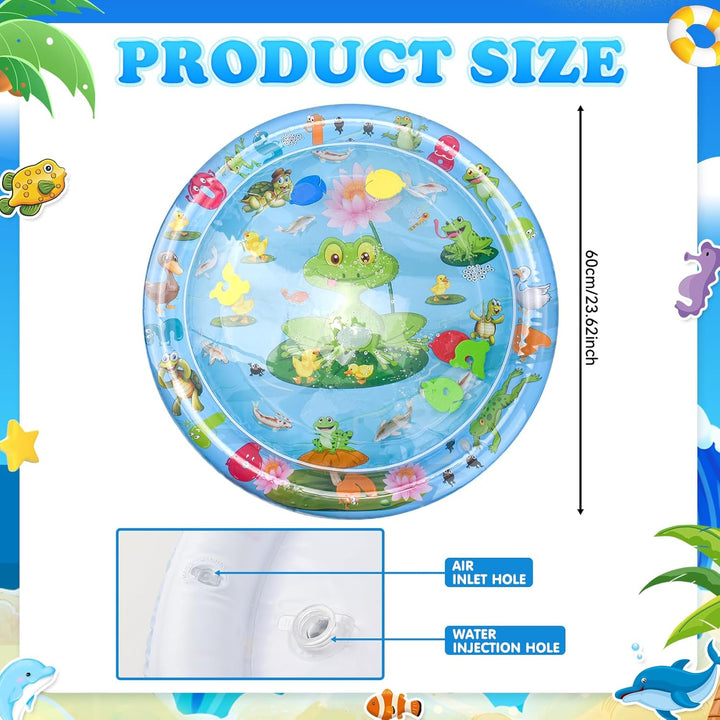 Katzen Spielmatte Wasser, Hochwertige Verdickte Sensorische Wasser Spielmatte, Aufblasbare wassersen