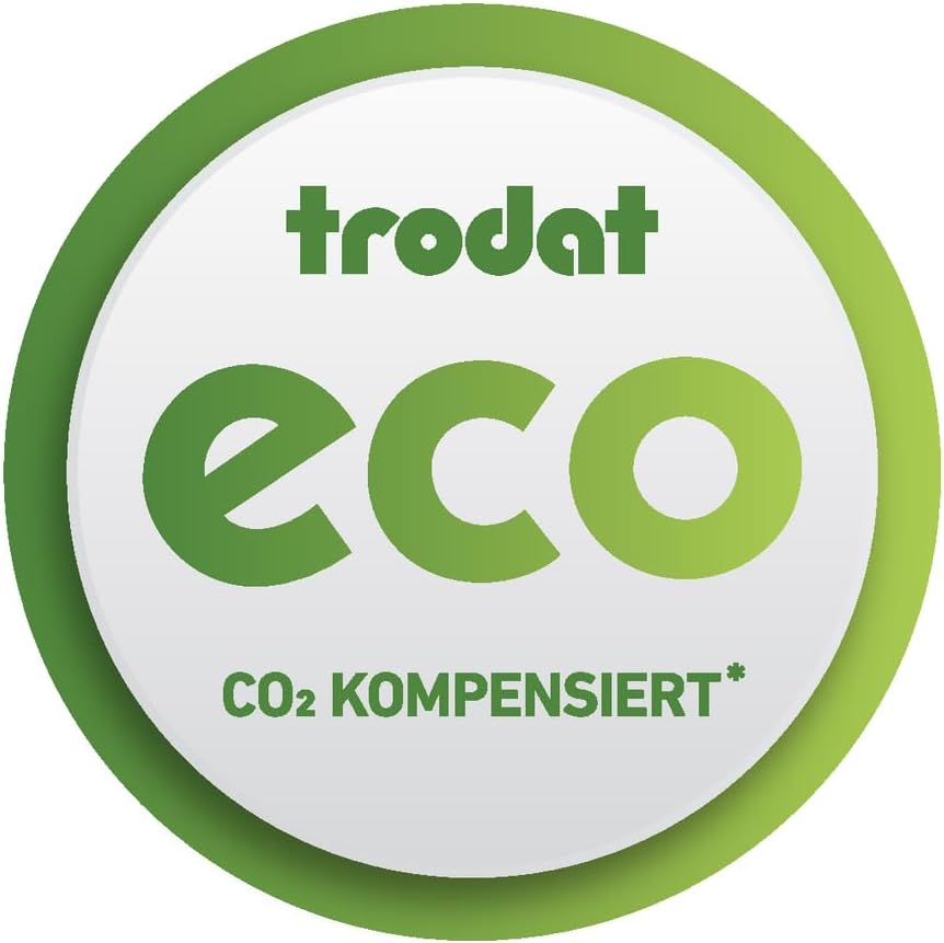 Trodat Professional Datumstempel 5430, selbstfärbend, mit Text Bezahlt, Abdruck 41 x 24 mm, Blau und