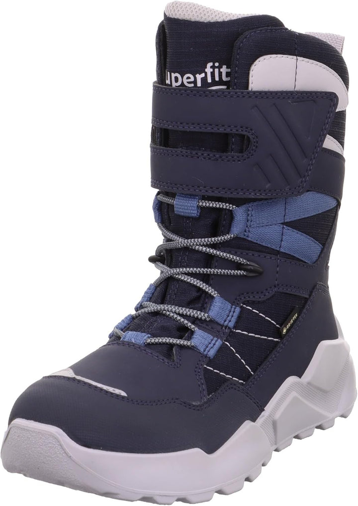 Superfit Jungen Rocket Warm Gefütterte Gore-tex Schneestiefel 31 EU Weit Blau Hellgrau 8000, 31 EU W